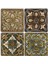 Doğaltaş Bardak Altlığı - 4'lü Set 10 x 10 cm 1