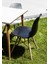 Dorcia Home Siyah Eames Sandalye  4 Adet  Cafe Balkon Mutfak Sandalyesi 5