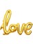 Love Folyo Balon 20 Inc Altin 1