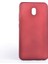 Xiaomi Redmi 8A Kılıf Mat Premium Silikon Kılıf - Bordo + Cam Ekran Koruyucu 1