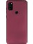 Samsung Galaxy M30s Kılıf Mat Premium Silikon Kılıf - Bordo + Tam Kaplayan 6D Nano Ekran Koruyucu 1