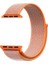 Apple Watch Özel Seri 38-40 mm 2-3-4-5-6-SE Uyumlu Spor Loop Dokuma Kordon - Turuncu 1