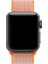 Apple Watch Özel Seri 38-40 mm 2-3-4-5-6-SE Uyumlu Spor Loop Dokuma Kordon - Turuncu 4