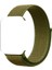Apple Watch Özel Seri 38-40 mm 2-3-4-5-6-SE Uyumlu Spor Loop Dokuma Kordon - Yeşil 4