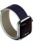 Apple Watch Özel Seri 42-44 mm 2-3-4-5-6-SE Uyumlu Spor Loop Dokuma Kordon - Açık Yeşil Mavi 3