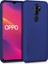 Oppo A9 2020 Mat Silikon Kılıf - Lacivert 2