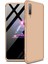 Samsung Galaxy A30S Kılıf Double Dip 360 Protective - Gold 2