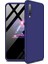 Samsung Galaxy A30S Kılıf Double Dip 360 Protective - Mavi 2