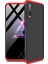 Samsung Galaxy A30S Kılıf Double Dip 360 Protective - Siyah - Kırmızı 2