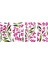 RoomMates RMK2495SCS Fuşya Çiçekler Duvar Sticker 2