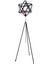 Piramit Siyah Metal Lambader 1