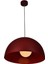 modern,rustik,vintage mutfak,oda,cafe,oteller için bordo 1xe27 metal sarkıt avize çap:40cm 2