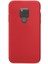 Huawei Mate 30 Lite Kılıf Silky Silikon Delux Tasarım Kırmızı 1