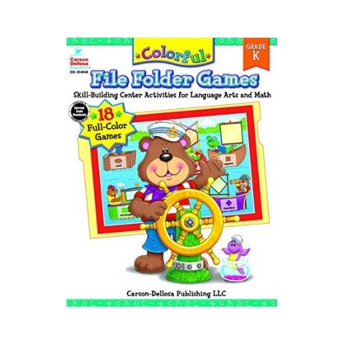 Carson Dellosa Colorful Fıle Folder Games K Kitabı ve Fiyatı