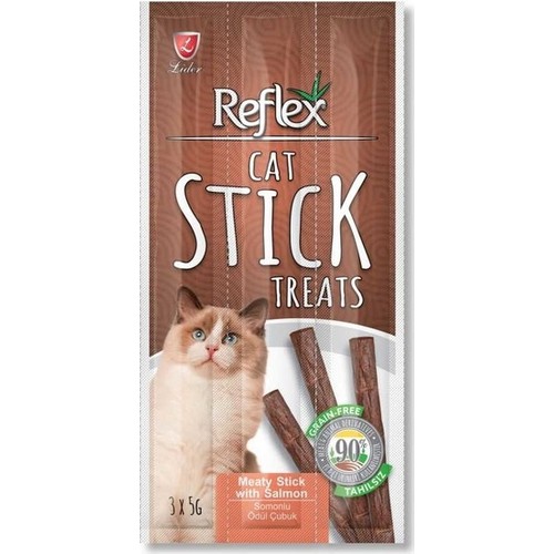 Reflex Stick Somonlu Kedi Ödül Maması 3 x 5 g 5�li Fiyatı