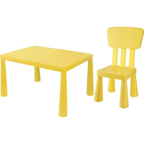 Asz Çocuk Oyun ve Çalışma Masa Sandalye Seti Sarı Fiyatı