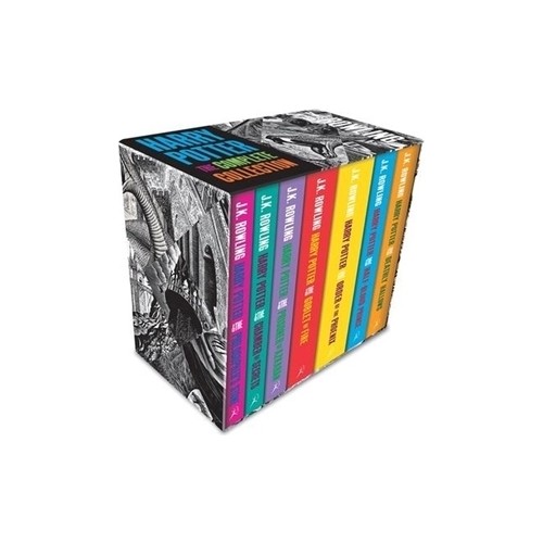 harry potter boxed set the complete collection adult paperback