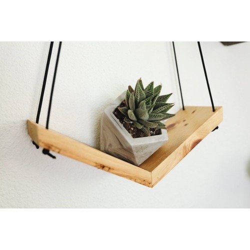 Woodensa Kitaplık Tekli Duvar Rafı Uçan Raf Fiyatı