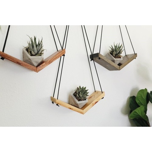 Woodensa Kitaplık Tekli Duvar Rafı Uçan Raf Fiyatı