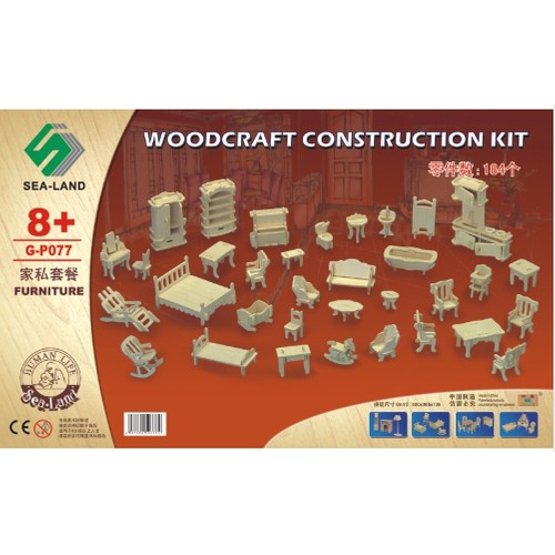 Hamaha Eğitici Minyatür Ahşap Ev Eşyaları Maket Oyuncak Fiyatı