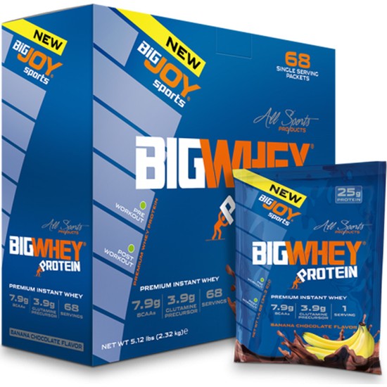 Bigjoy Sports Bigjoy Bigwhey Whey Protein Tozu Tek Kullanımlık 68 Paket 4 Aromalı