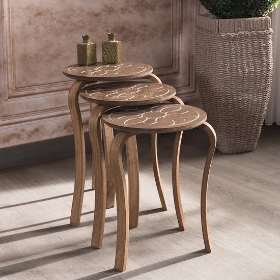 Falez Mobilya AksesuarOrta Sehpa ve Zigon Sehpa Ahşap Set Fiyatı