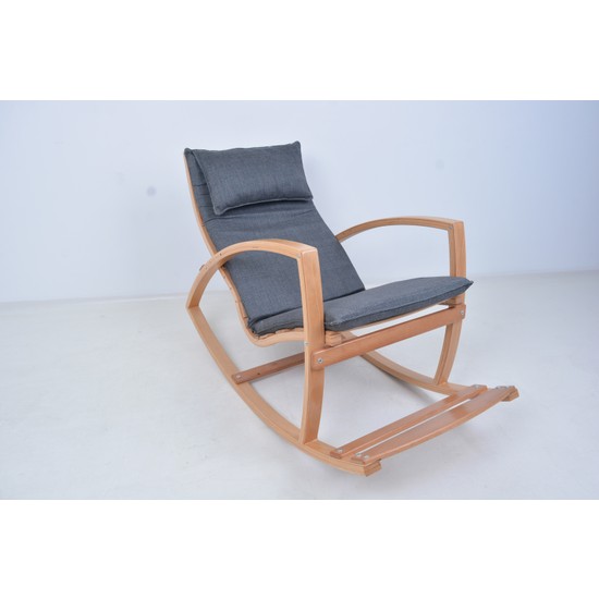 Mobil Deco Mobildeco Ahşap Sallanan Sandalye Dinlenme Fiyatı