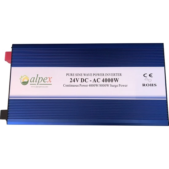 Alpex Digital Ekranlı 4000W 24V Tam Sinüs Inverter