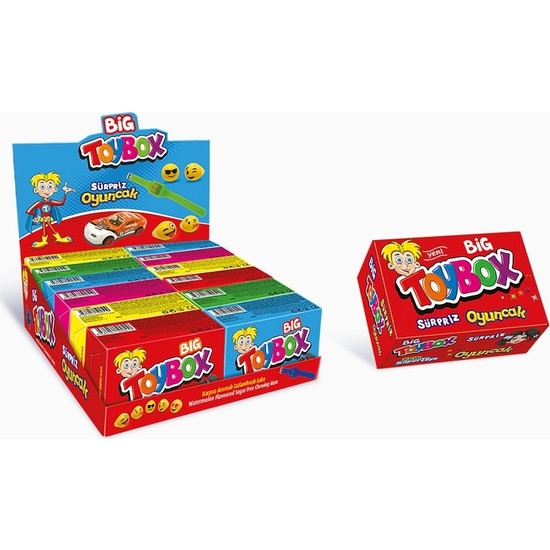 Toybox Big Sakızlı Oyuncak Kutusu (12�li) Fiyatı