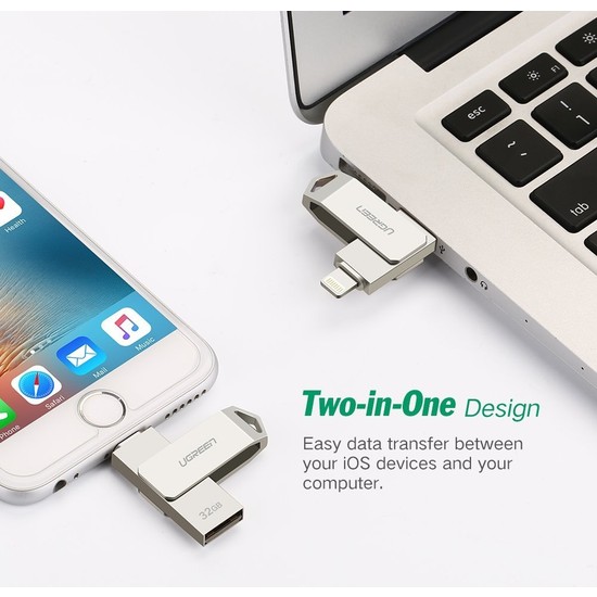 Ugreen Lightning/USB 32 GB Flash Bellek Fiyatı Taksit Seçenekleri
