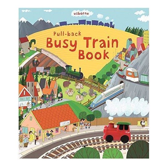 Usborne Pullback Busy Train Book Kitabı ve Fiyatı Hepsiburada