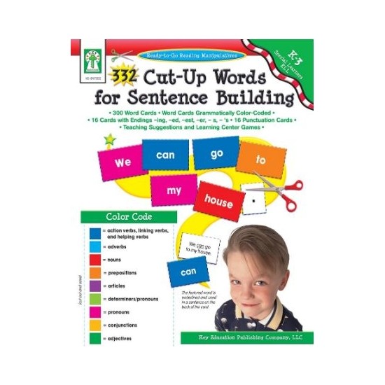 332 CutUp Words For Sentence Building Kitabı ve Fiyatı