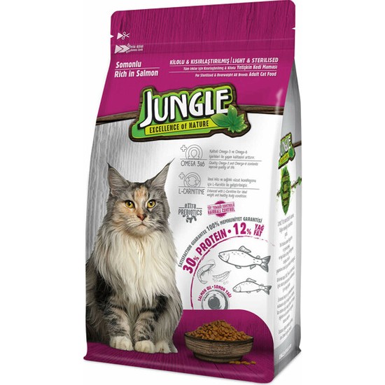 Jungle Somonlu Kısır Kedi Maması 500 g Fiyatı Taksit Seçenekleri
