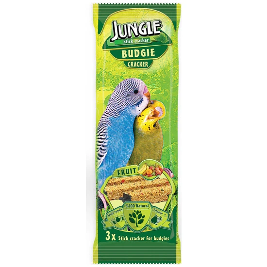 Jungle Meyveli Muhabbet Kuşu Krakeri 3'lü