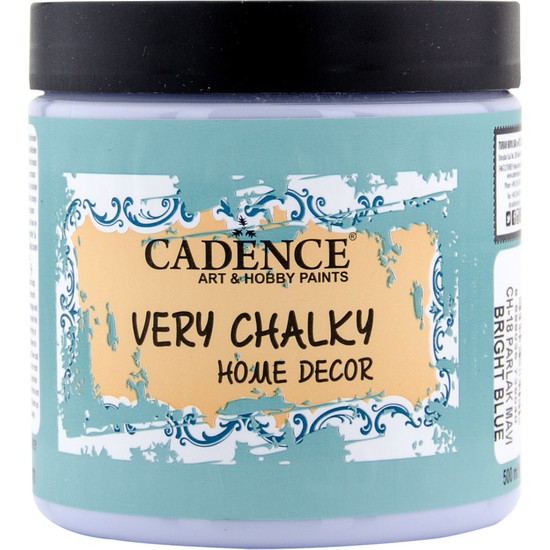 Cadence Very Chalky Mobilya Boyası 500 ml CH18 Parlak Mavi