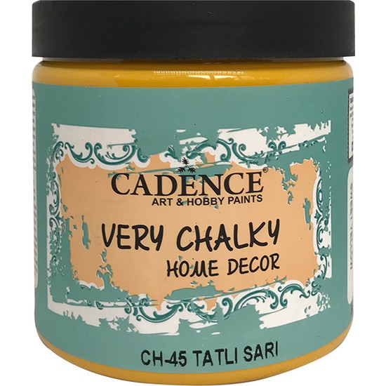 Cadence Very Chalky Mobilya Boyası 500 ml CH45 Tatlı Sarı