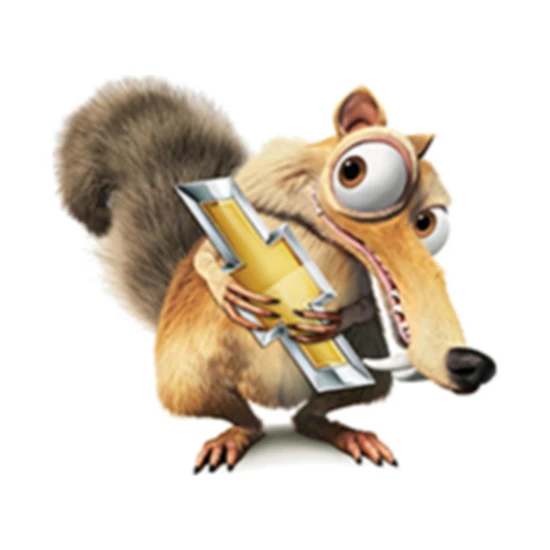 Otografik - Chevrolet Ice Age Buz Devri Oto Sticker 13 cm x 12 cm