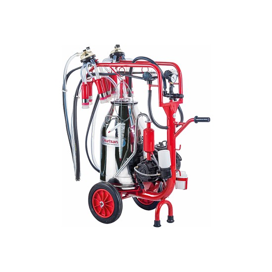 Kurtsan Cyk Çift Sağım Krom Güğüm Yağlı Pompalı Inek Süt