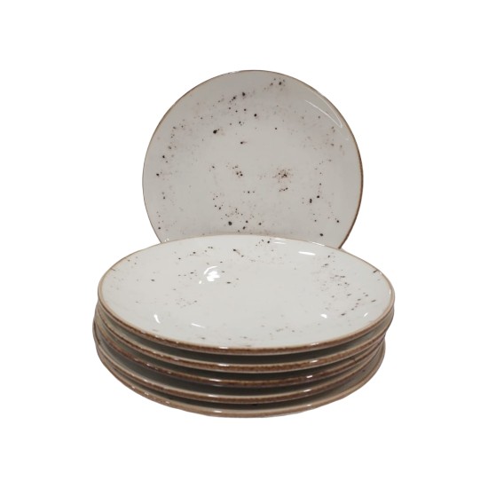 Tulu Porselen 6 Adet 19 cm Reaktif 46 Krem Pasta Tabağı Fiyatı