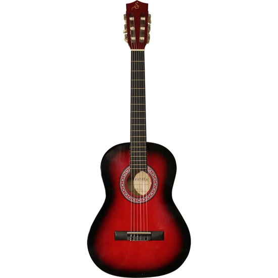 Sevilla Klasik Gitar 4/4 Boy Kırmızı