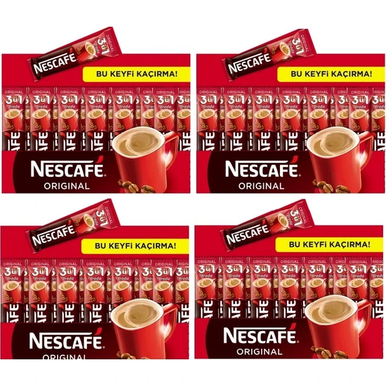 Nescafe 3'ü 1 Arada Kahve 17,5 gr ( 192'li )