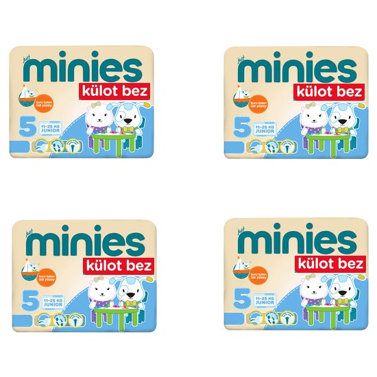 Minies 5 Numara Külot Bez 23x4=92 Adet Külot Bebek Bezi Fiyatı