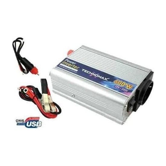 Teknomax 600W Inverter Dönüştürücü