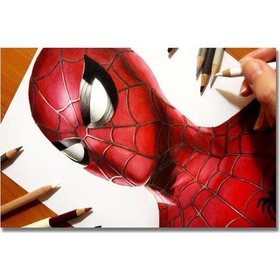 2645 İstanbul Spiderman (Örümcek Adam) Çizim EkoTablo
