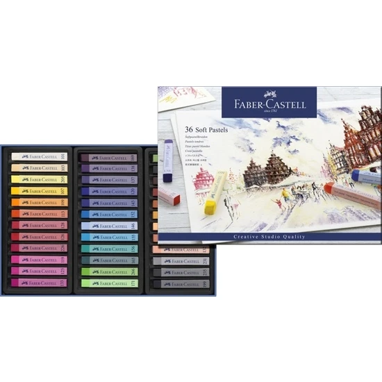 Faber-Castell Creative Studio Toz (Soft) Pastel Boya 36 Renk