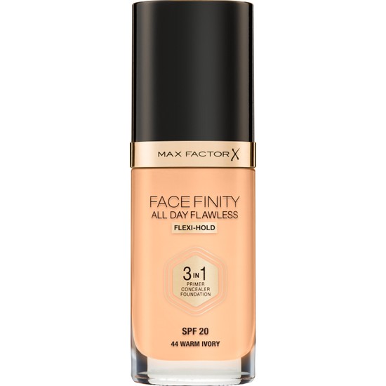 Max Factor Facefınıty All Day Flawless Flexı-Hold 3 In 1 Kalıcı Fondöten 44  Warm Ivory