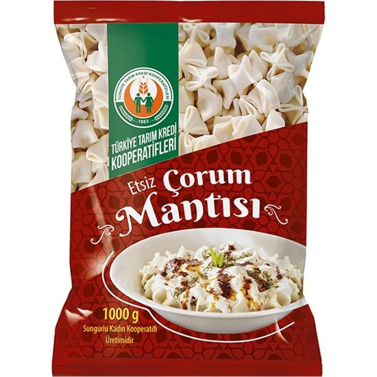 Tarım Kredi Ev Yapımı Çorum Mantısı 1 kg Fiyatı