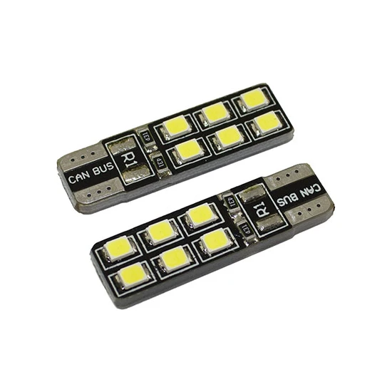 Space Led Ampul Dipsiz T10-12SMD Beyaz 2'li Set 24V / LAAM640