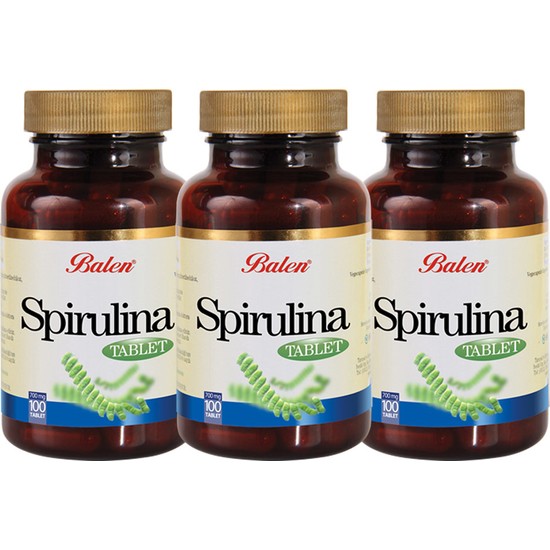 Balen Spirulina 100 Tablet x 3 Adet Fiyatı Taksit Seçenekleri