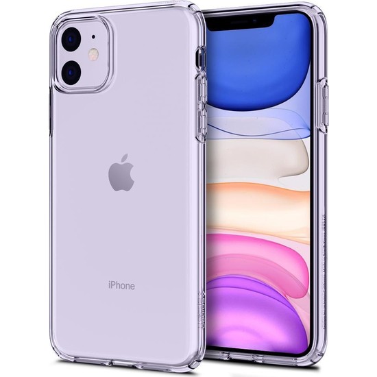 Spigen Apple iPhone 11 Kılıf Liquid Crystal Clear 4 Tarafı Tam Koruma - 076CS27179